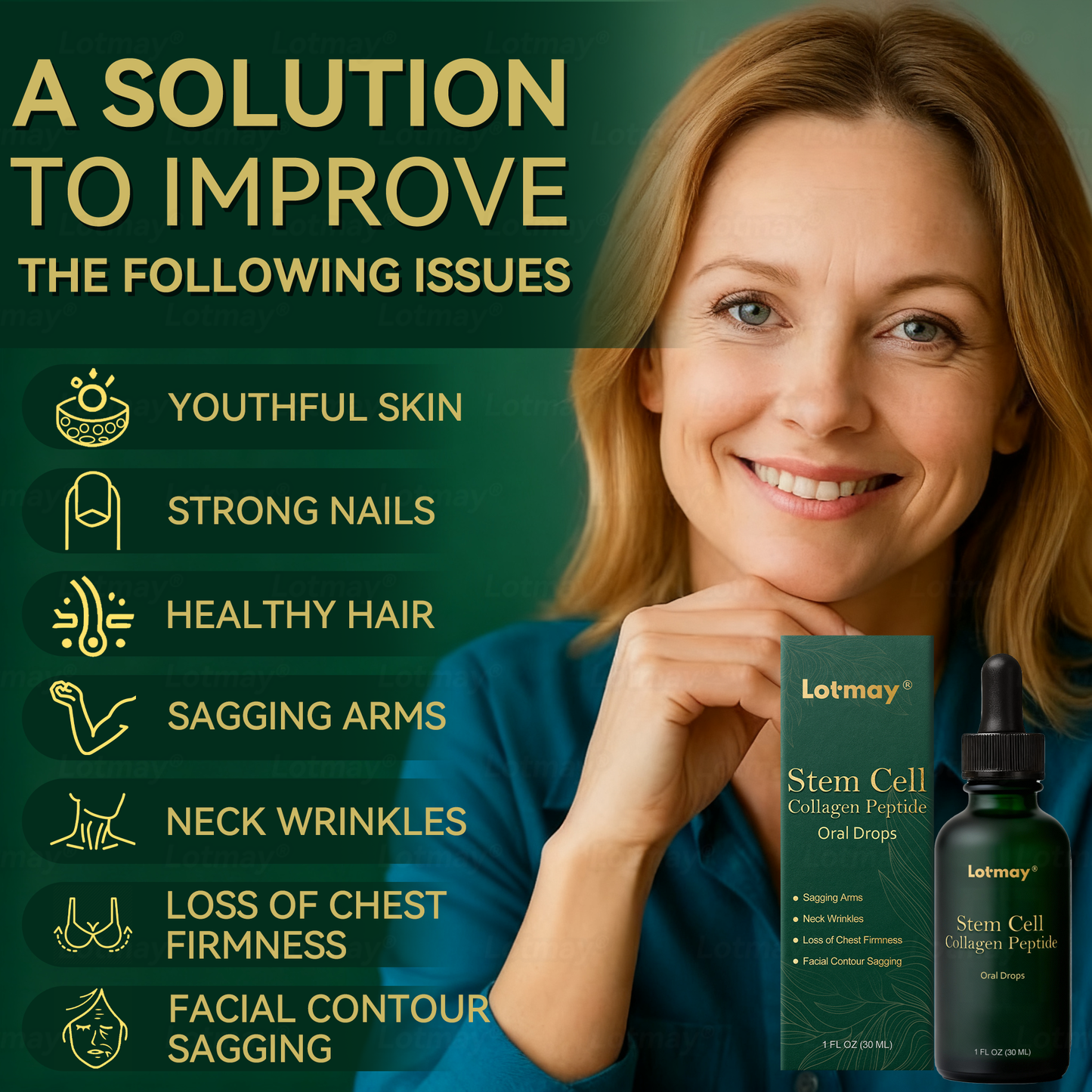 Lotmay® Stem Cell Collagen Peptide Oral Drops🎁🎁