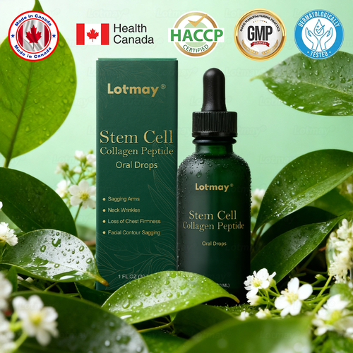 (Officially Certified & Exclusively Authorized) Lotmay® Stem Cell Collagen Peptide Oral Drops💕 (Firms and lifts sagging skin · Reduces the appearance of wrinkles)