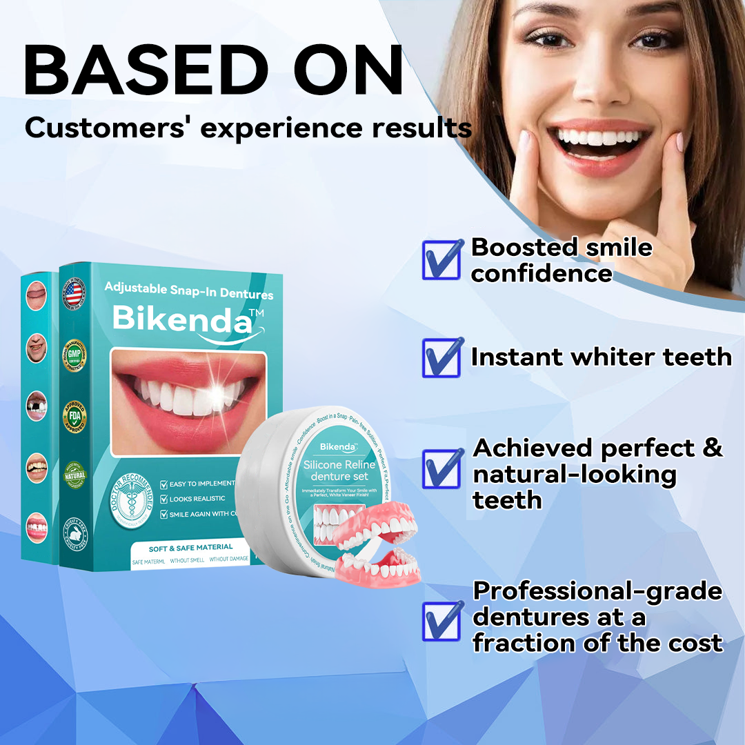 𝐁𝐢𝐤𝐞𝐧𝐝𝐚™🌌 Silicone Reline Denture Set (⏰ Limited Time Discount Last 30 Minutes ⏰)